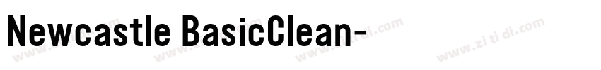 Newcastle BasicClean字体转换 Newcastle BasicClean字体转换